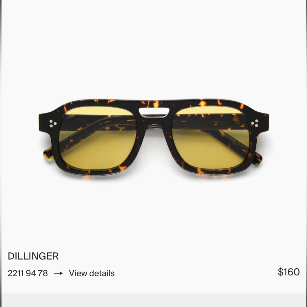 AKILA Dillinger Sunglasses Eyewear - Tortoise & Yellow